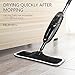 iTvanila Hardwood Floor Mop, Spray Microfiber Mop with 4 pcs Reusable Microfibre Pads, 360 Degree Rotating Easy to Clean Dry/Wet Mop for Hardwood Floor, Wood, Laminate, Tile.MOP-W1