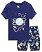 Family Feeling Space Little Boys Shorts Set Pajamas 100% Cotton Clothes Toddler Kid 4T…