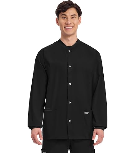 Amazon.com: Dickies EDS Essentials Scrub Jacket for Men Zip Front