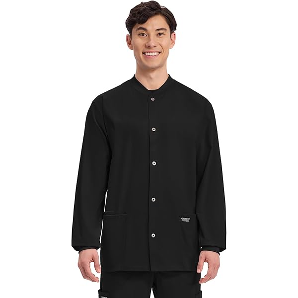 Amazon.com: Cherokee Men Warm Up Scrubs Jacket Workwear Revolution