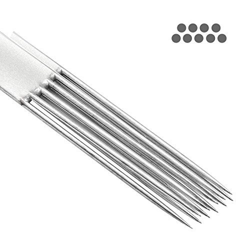 ACE Needles 50 Mixed Assorted Tattoo Needles 10 Sizes - Round Shader 3 5 7 9 11 15 RS RM