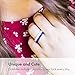 Enso Slanted Brick Silicone Ring Pink Sand Size:6