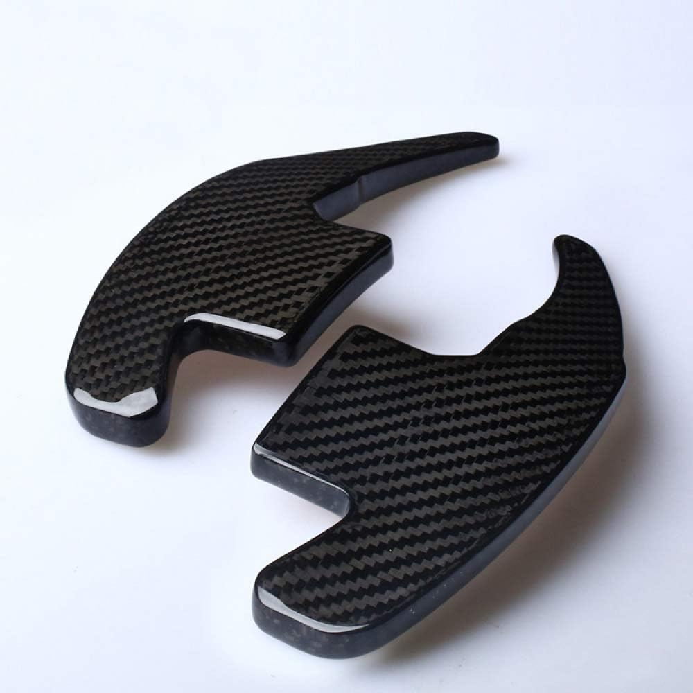 QFWCJ Shift paddles, for Ford Mustang EcoBoost GT GT500 Shelby GT 350 15-17 Paddle Gearbox Car Accessory Carbon Fiber steering wheel DSG paddle shifters