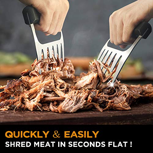 Stainless Steel Pulled Pork Shredder Claws Essential for BBQ Pros