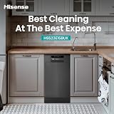 Hisense HS523E15BUK Slimline Free Standing Dishwasher Black 10 Place 30 Minute view 11