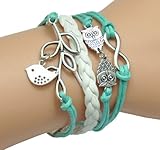 GURAIO Fashion Lady Strands Suede Rope Bracelet Gift
