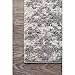 nuLOOM Deedra Modern Abstract Area Rug - 2x12 Runner Rug Modern/Contemporary Grey/Ivory Rugs for Living Room Bedroom Dining Room Entryway Hallway Kitchen