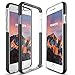 FOXNOV iPhone 8 Case, iPhone 7 Case, iPhone 7/8 Shock Absorption Case Crystal Clear Cover Slim Soft Touch Durable Protective TPU Case with Bumper (Black)
