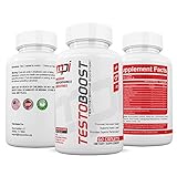 Testoboost Men's Testosterone Booster -Extreme Strength, Endurance, Sexual Libido, and Rapid Fat Loss Premium Quality-30 day cycle- Made in USA- Safe and Powerfu