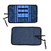 Patu Roll Up Electronics Accessories Travel Gear Organizer Case, Portable Universal External Batteries Hard Drives Cables Cosmetics Kit Bag, Navy