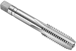 uxcell Hand Bottom Tap 7/16-14 BSW 2B Thread Bottoming Style Threading Taps High Speed Steel HSS6542 Straight Flutes Screw Ta