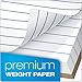 TOPS Docket Gold Writing Pads, 8-1/2 x 11-3/4, Legal Rule, White Paper, 50 Sheets, 12 Pack (63960)