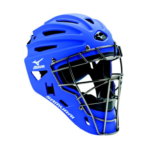 Catchers Gear Mizuno Youth Helmet G4 Samurai Royal Blue Baseball Steel