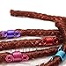 ASPEN BURG 150 Pieces Aluminum Hair Coil Dreadlocks Hair Braid Rings Dreadlocks Metal Hair Cuffs Hair Braiding Beads for Hair Accessory