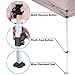GOUTIME 10x10 Commercial Grade Pop Up Canopy Outside Summer Tents for Patios,Backyard,Waterproof Easy Up Canopy with Wheeled Bag,White