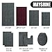 MAYSHINE Plush Shaggy Chenille Bath Mat | Extra Soft, Super Absorbent, Non-Slip Bathroom Rug | Fluffy Microfiber, Area Rug Sets for Bathroom Floor, Kitchen, Living Room | 47