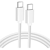 ZeroneTeck USB C Cable 3.3FT, USBC 3.2 Gen 2X2 Cable, 4K Monitor Video Output, 20Gbps High Speed Data Transfer, 100W Fast Charging, for iPhone 17,MacBook,Dell,LG,ARZOPA,KYY,for Portable Monitor(White)