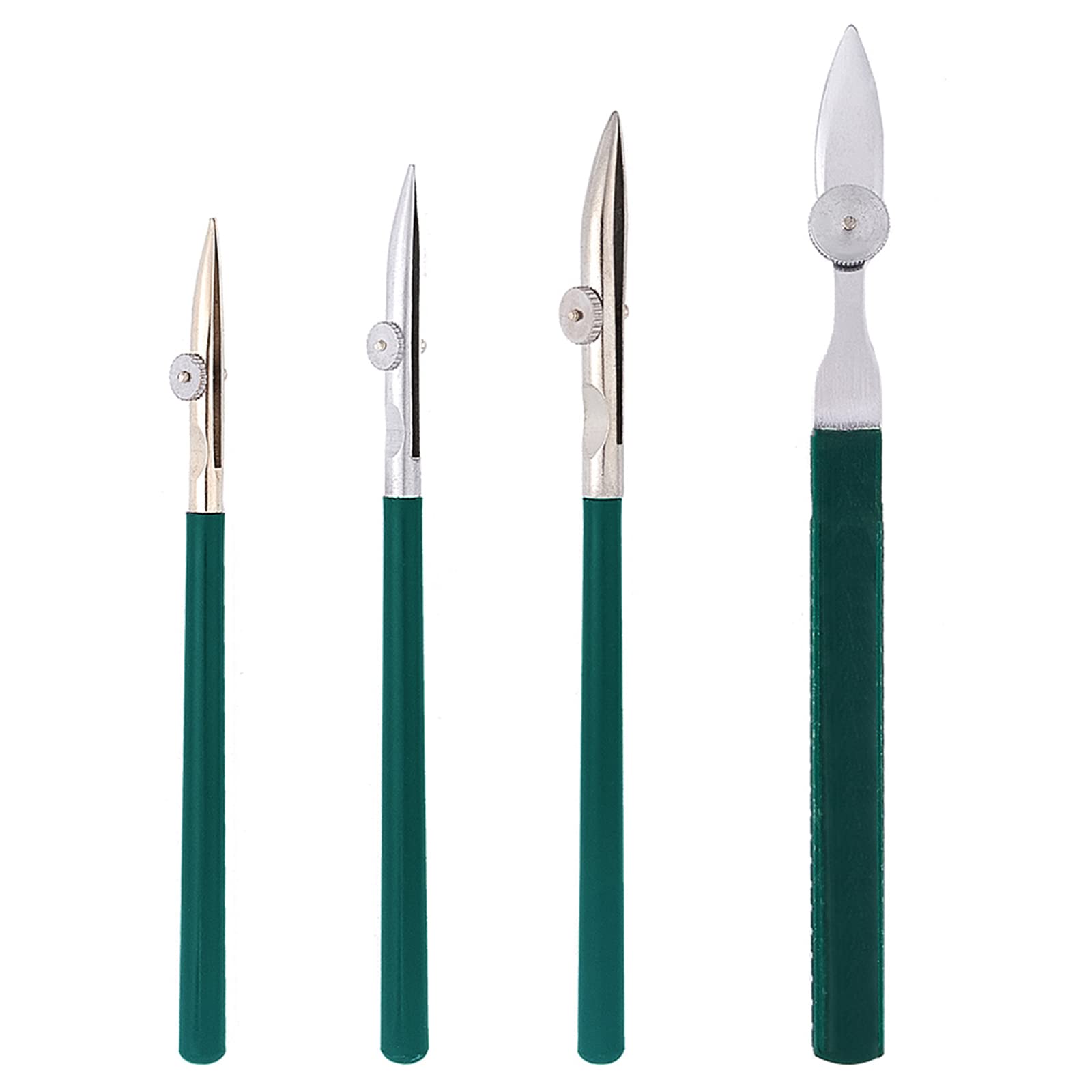 GORGECRAFT 4 Pieces Art Ruling Pens Fine Line Masking Fluid Pen Adjustable Cross-Hinged Fine Line Pen for Drawing Mounting Art Artists，4 Sizes