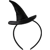 IKOLA Halloween Witch Hat Headband for Women, Gothic Hair Accessory | Halloween hair accessories | witch hat headband | gothic style | women | Halloween party | costume party | festive events