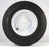 4.80 X 8 Tire and Rim White 4 LUG