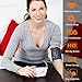 Blood Pressure Monitor Upper Arm, AlphagoMed Automatic Blood Pressure Monitor Large Cuff 9-17 inches, Digital Bp Cuff for Home Use,2 * 90 Memory Mode, Batteries and AC Adapter Included - FDA Approved