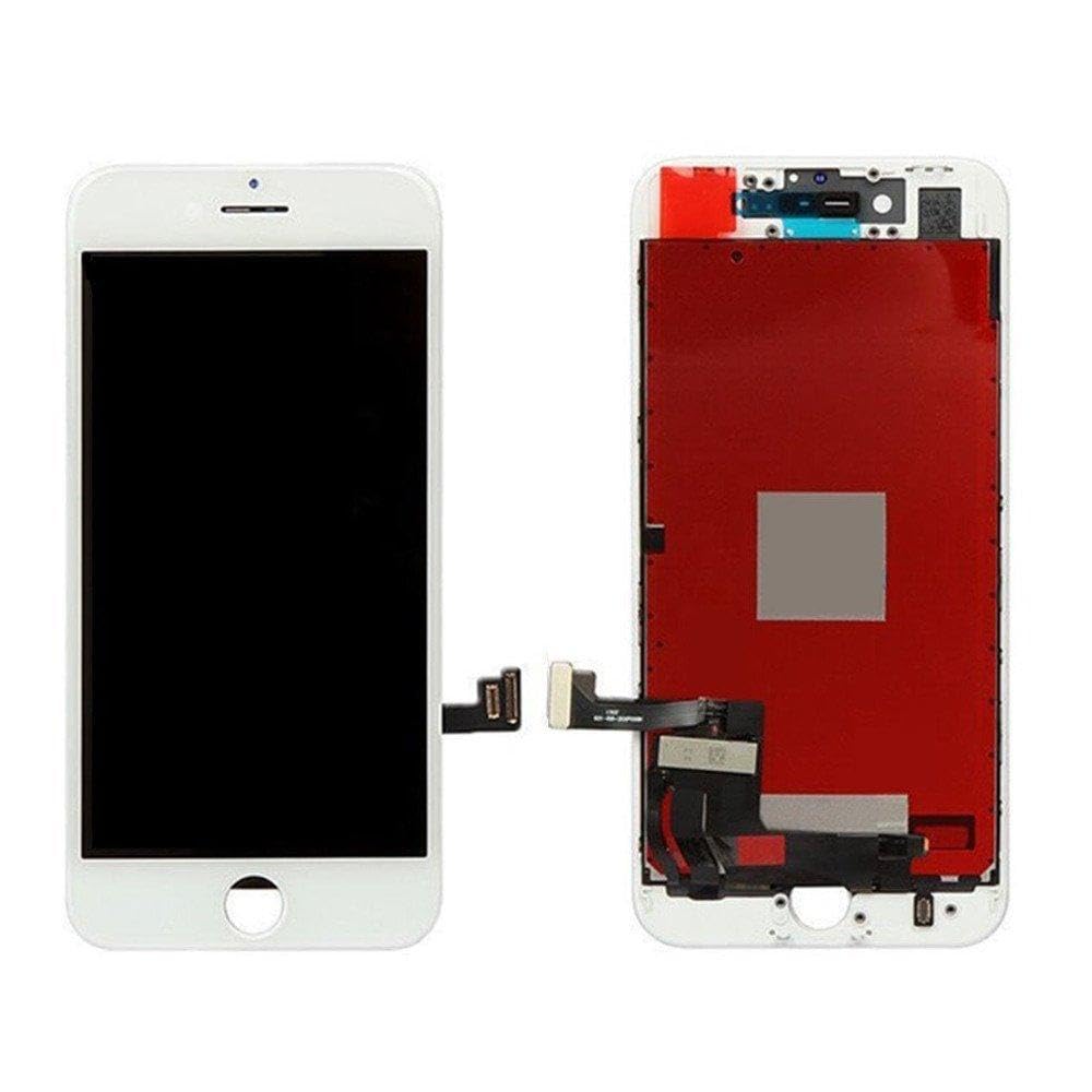 Screen Replacement For iPhone 8 (4.7 inch) -3D Touch LCD Screen Digitizer Replacement Display Assembly with Waterproof Adhesive, Tempered Glass, Tools,Instruction (White)