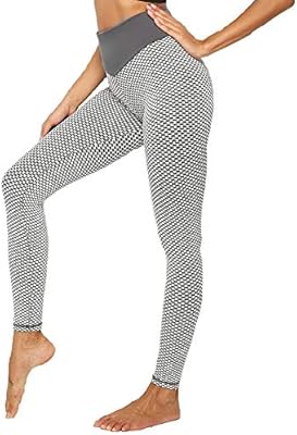 Alexsix Women High Waist Compression Leggings Knitting Tummy ...