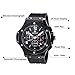 Megir Men's Sport Silicon Band Chronograph and Calendar Function Luminous Quartz Wrist Watch