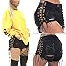 ChongErfei Women's Sexy High Waist Casual Mini Hot Pants Cut Off Denim Jeans Shorts Pants