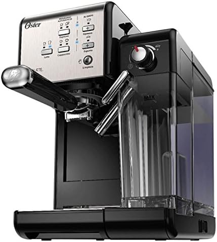 Cafeteira Expresso Prima Latte Preta 1170w Oster Cafeteira Oster Primalatte Evolution 127v Prata E Preta 1170w E 19 Bars De Pressao Amazon Com Br
