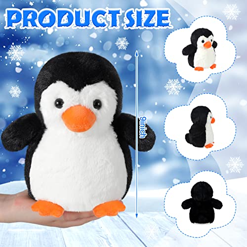 7 Pcs Penguin Plush Toys Set Penguin Stuffed Animal Zoo Penguin Toys
