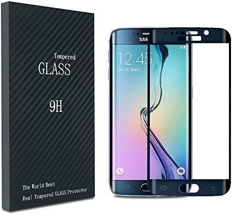 S6 Edge Screen Protector, SKYLARKING 0.2mm Thinnest 3D Full Coverage Premium Curved PET Material Tempered Screen Protector HD Clear Film for Samsung Galaxy S6 Edge (Not for S6 Edge Plus) (Black)