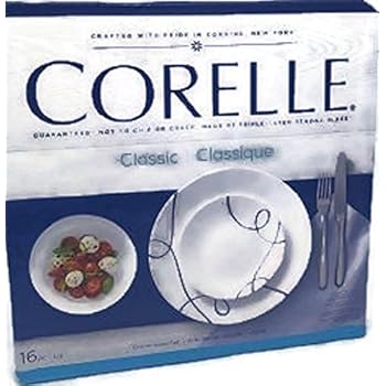 corelle classic lia 16 pc dinnerware set