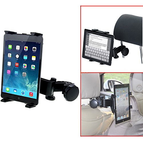 Traderplus Adjustable Car Seat Headrest Mount Holder For Ipad Air Mini Samsung Galaxy Tab Kindle Fire Nintendo Switch And 7 To 10 Tablets Buy Online In Belize At Belize Desertcart Com Productid