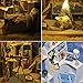 Blue Miniature DIY Wooden Dollhouse Mini Creative Room With Furniture, Accessories & Kits | Cute Elegant Dollhouse With Lights & Easy Assembly | Great Gift Idea for Birthdays,Collectors, Crafts & More