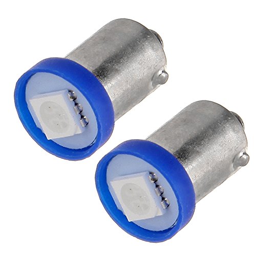 cciyu 10X 1895 BA9S LED Light Dash Instrument Panel Cluster Ash Tray Light Bulbs 1815 1816 182 1889 1891 1892 Replacement fit for Instrument panel Glove box License plate Boat cabin lamp Blue (blue)