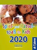 Spiel- und Rätselspaß für Kids 2020: Aufstellbarer Tages-Abreisskalender für Kinder mit Rätseln by 