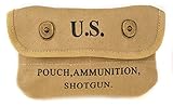 US WW2 Canvas Shotgun Shell Ammunition Pouch marked JT&L 1942