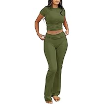 Ale Womens PR-R Amazzonia 上M下Sセット Amazon.com: AYWA Women's 2 Piece Lounge Sets Short Sleeve