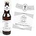Sisters to Aunts - Pregnancy Announcement Decorations for Women - 6 Beer Bottle Label Stickers and 1 Carrier