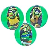 3 Pack Of Teenage Mutant Ninja Turtles Inflatable Beach Ball - 16 Inch Beach Ball For The Pool Beach Or As A Party Favor