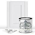 ALL-IN-ONE Paint, Durable cabinet and furniture paint. Built in primer and top coat, no sanding needed. Includes our 30 featured color card - Colosseum, Quart