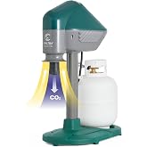 OWLTRA MT2410 Outdoor Super Effective Mosquito Trap, Quiet, Odorless, All-Weather Insect Control with CO2 Release for Mosquitoes, No-See-Ums, Flies &amp; Midges, Easy Setup &amp; Maintenance, Dark Green