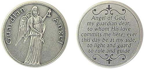 Guardian Angel Pocket Token. Prayer Token. Guardian Angel Charm My Guardian Angel. Perfect for your pocket wallet or purse - Image 3