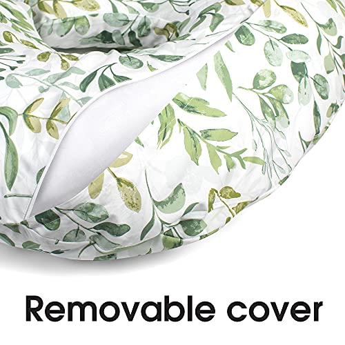 Boppy Original Nursing Support, Green Foliage, Ergonomic Breastfeeding