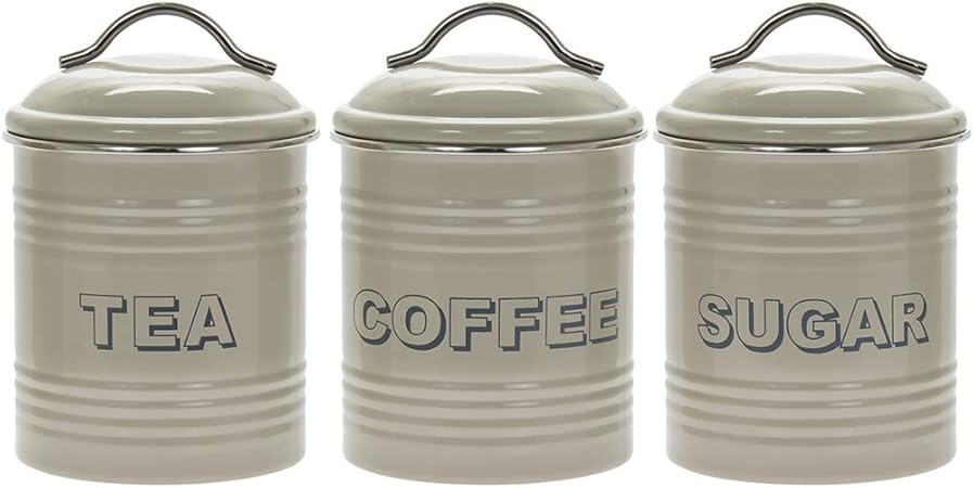 amazon uk tea coffee sugar canisters