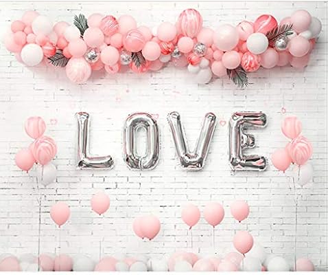 Amazon Co Jp 甘い背景 ラテックス風船誕生日パーティーの装飾愛のペンダントロマンチックな愛の手紙大人の求愛結婚式の部屋の装飾 Chengchong Color Pink ホーム キッチン