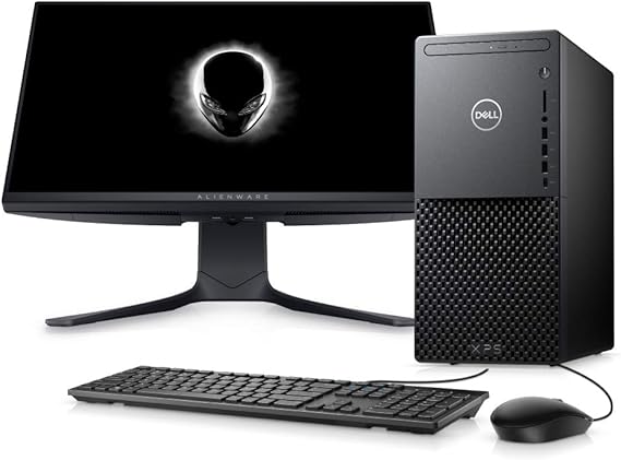 Computador Desktop Dell XPS 8940-A40M 10ª Intel Core i7 16GB 256GB SSD+1TB HD RTX 2060 Win 10 Preto com Monitor 24.5" 