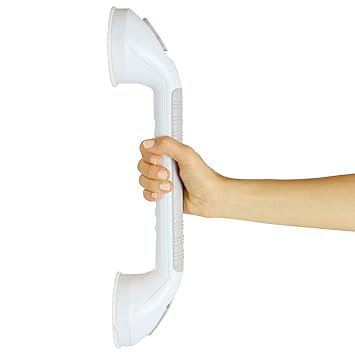 Vive Suction Grab Bar Shower Handle Bathroom Balance Bar Safety Hand Rail Support For Tub Handicap