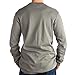 Rasco Fr Mens Rasco Long Sleeve Flame Resistant FR Henley T Shirt M Grey